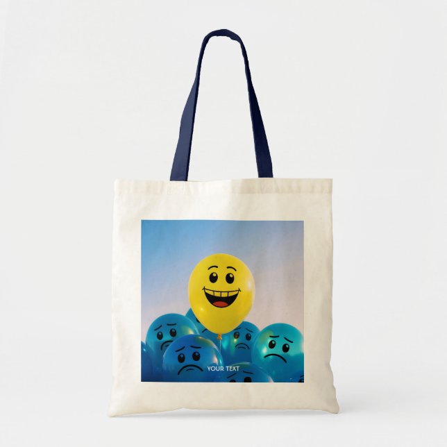 Tote Bag Imaginaire Mal Heureux Et Triste (Devant)