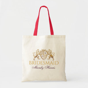 Tote Bag Imaginaire médiéval Royal Muse Lion Emblem Mariage