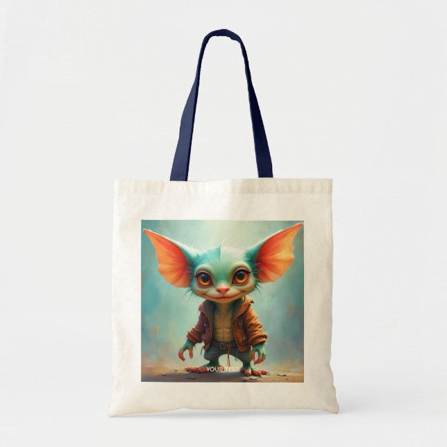 Tote Bag Imaginaire mignonne Petite créature adorable (Devant)