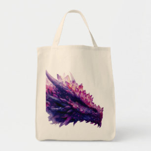 Tote Bag Imaginaire mystique Améthyste cristal Dragon Bête