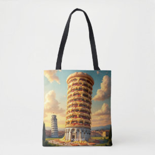 Tote Bag Imaginaire Pise Pise Tour Pizza