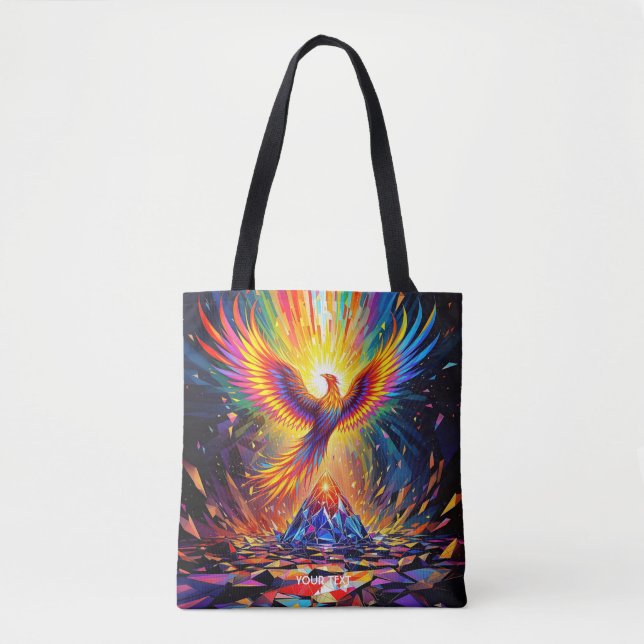 Tote Bag Imaginaire Prisme mignonne Phoenix se lève (Devant)