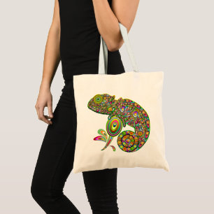 Tote Bag Imaginaire psychédélique de Chameleon