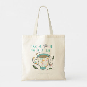 Tote Bag Imaginez les possibilités Tea Puns Shopping Grocer