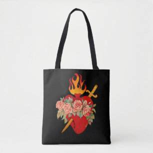 Tote Bag Immaculé Heart Fourre-tout