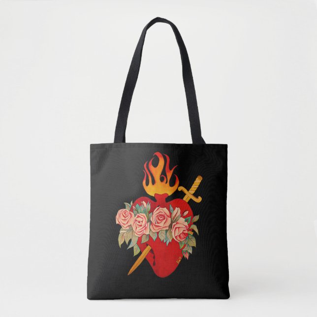 Tote Bag Immaculé Heart Fourre-tout (Devant)