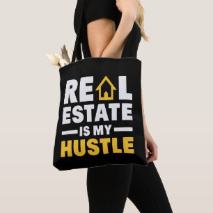 Tote Bag Immobilier est mon organisateur de bureau Hustle R