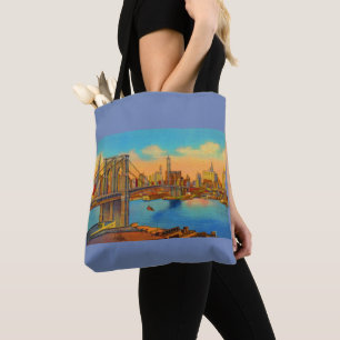 Tote Bag impression Brooklyn Bridge
