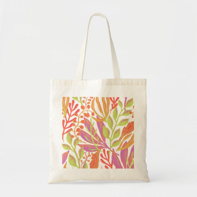 Tote Bag Impression couleur vive (Devant)
