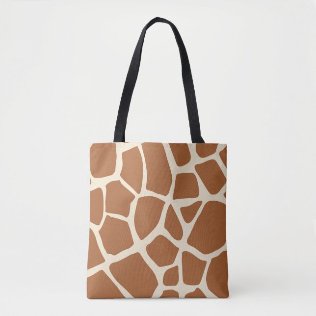 Tote Bag Impression de girafe (Devant)