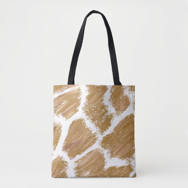 Tote Bag Impression de girafe Fourre-tout (Devant)