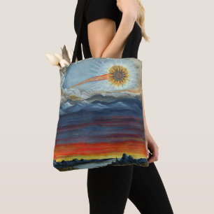 Tote Bag impression de peinture de comète