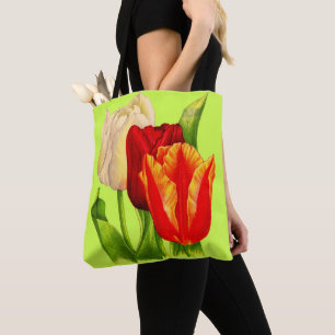 Tote Bag impression des tulipes