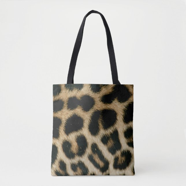 Tote Bag Impression léopard (Devant)