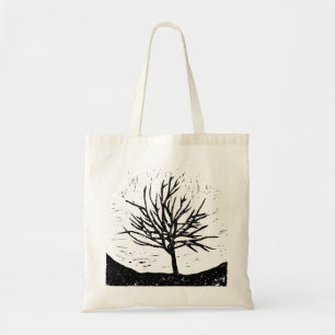 Tote Bag Impression linéaire de l'arbre automatique