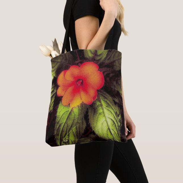 Tote Bag Impression lmpatiens (De près)