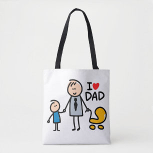 Tote Bag Impression Love Daddy