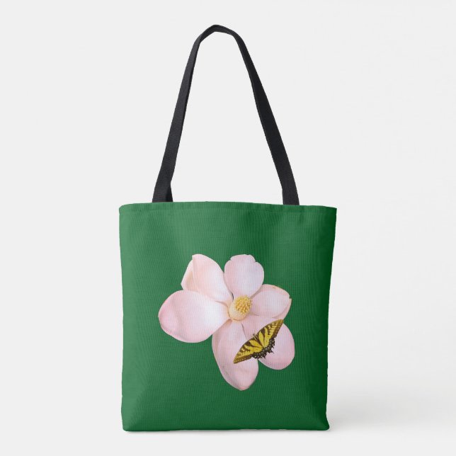 Tote Bag Impression Magnolia, Papier Poster Valeur (Semi-Br (Dos)