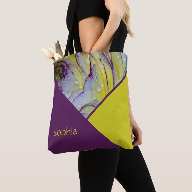 Tote Bag Impression rose (De près)