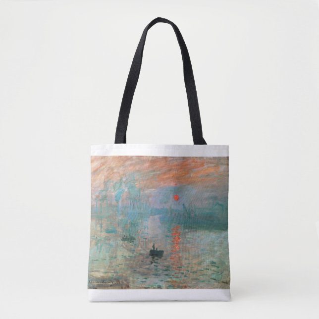Tote Bag Impression, Sunrise 1872 Claude Monet (Devant)