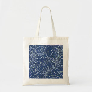 Tote Bag Impression topographique biologique de la ligne te