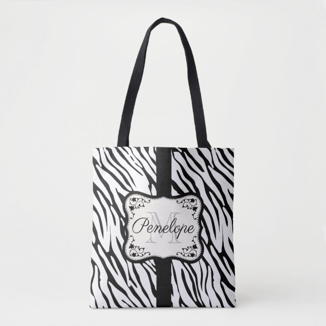 Tote Bag Impression Zebra (Devant)