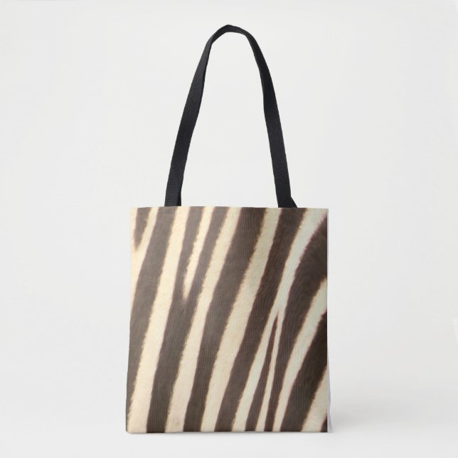 Tote Bag Impression zèbre  (Devant)