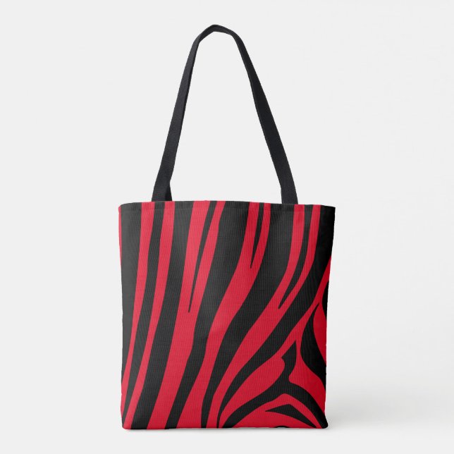 Tote Bag Impression zèbre personnalisable (Dos)