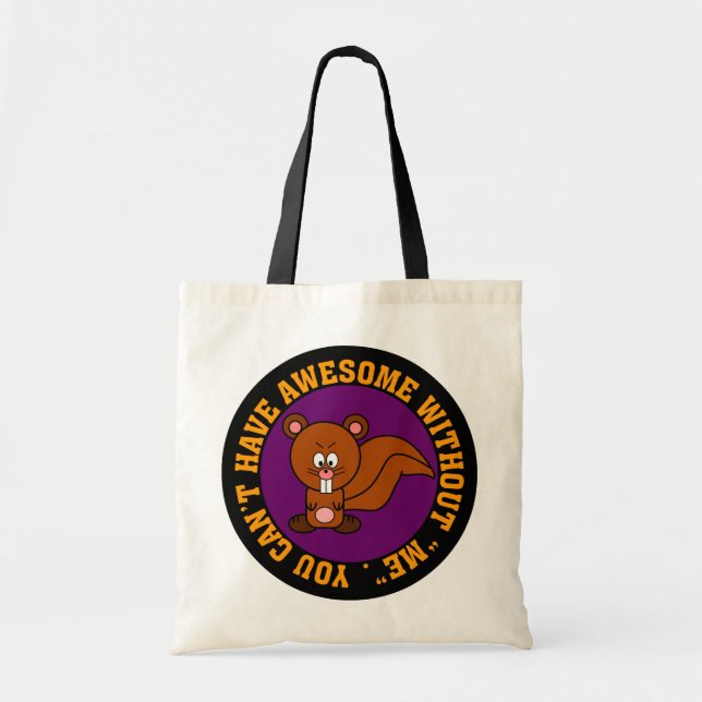 Tote Bag Impressionnant ne se produit pas sans moi (Devant)