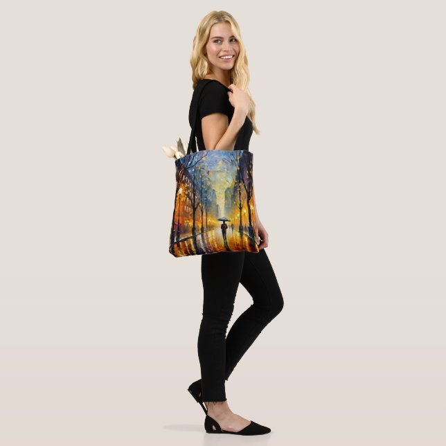 Tote Bag Impressionnisme de Rainy City (Sur le modèle)