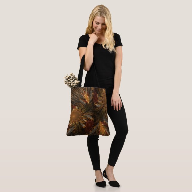 Tote Bag Impressions tournesol (Sur le modèle)