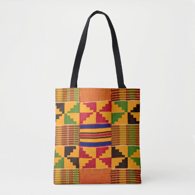 Tote Bag Imprimé africain (Devant)