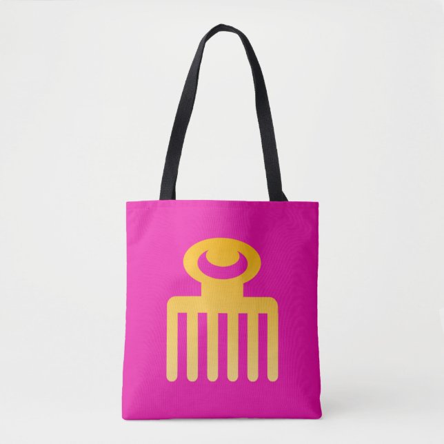 Tote Bag Imprimé africain (Devant)