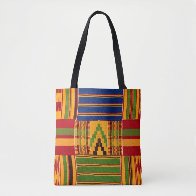 Tote Bag Imprimé africain (Devant)