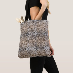 Tote Bag Imprimé animal élégant de style léopard guépard fo