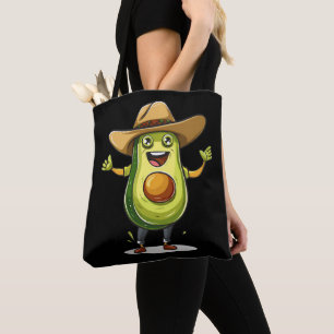 Tote Bag imprimé de cowboy vert mignon