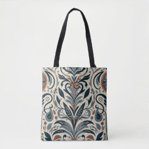 Tote Bag Imprimé linéaire abstrait Aria Grace Urban Bloom
