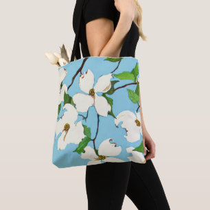 Tote Bag imprimerie de fleurs de bois