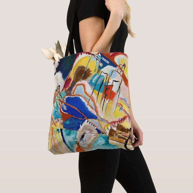 Tote Bag Improvisation 30 (Canons) de Wassily Kandinsky (De près)