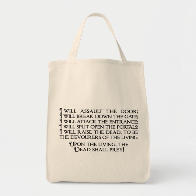 Tote Bag Inanna/Ishtar Entrée Citation Sous-Mondiale (Devant)
