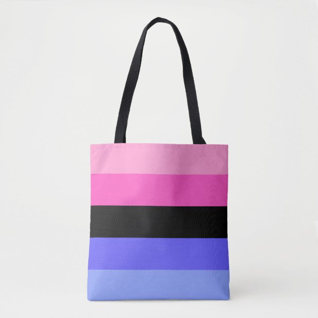 Tote Bag Indicateur de la fierté omnisexuelle (Devant)