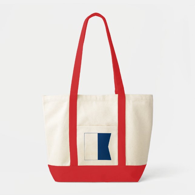 Tote Bag Indicateurs alphabétiques internationaux A (Devant)