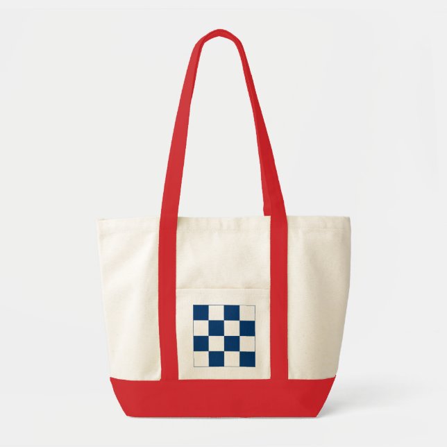 Tote Bag Indicateurs alphabétiques internationaux N (Devant)