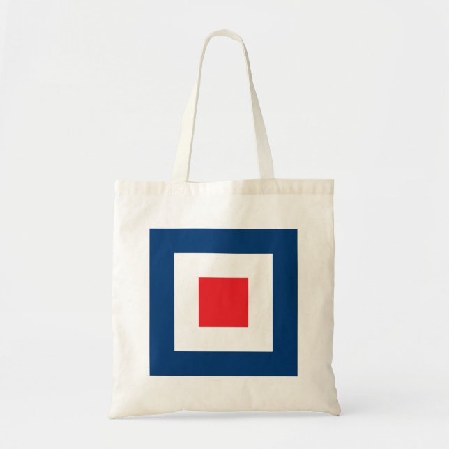 Tote Bag Indicateurs alphabétiques internationaux W (Devant)