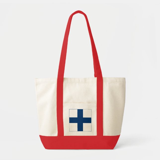 Tote Bag Indicateurs alphabétiques internationaux X (Devant)
