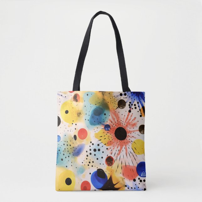 Tote Bag Indie Art coloré Splash (Devant)