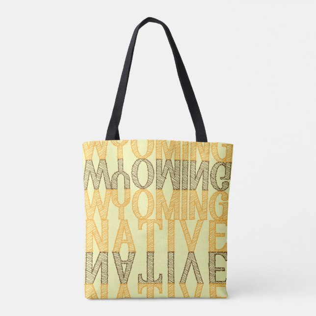 Tote Bag Indigène du Wyoming (Dos)