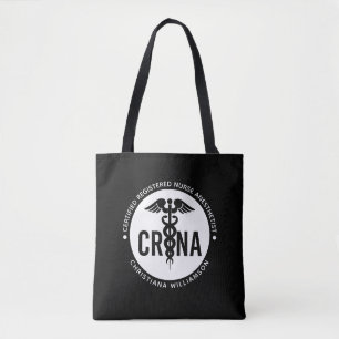 Tote Bag Infirmière anesthésiste certifiée CRNA personnalis