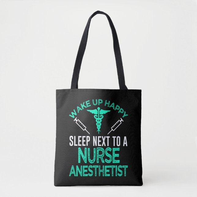 Tote Bag Infirmière Anesthetist RN Infirmière inscrite Cade (Devant)