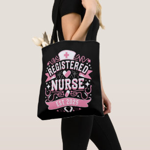 Tote Bag Infirmière autorisée Ét 2025 Étudiante en soins in